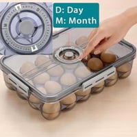 صندوق تخزين بيض اكريلك قابل للتكديس، حامل بيض مع ص...