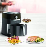 تيفال، قلاية صحية، 4.2 لتر، أسود وشواية تكفي 6اشخا...