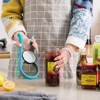 فتاحة معلبات بمقبض مريح من السيليكون, فتاحة العلب...