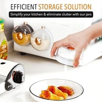 12 برطمانات توابل مغناطيسية , برطمان توابل فارغ مع...