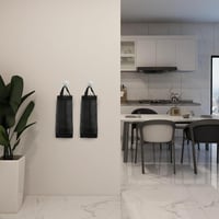 حامل حقيبة بلاستيكي، منظم حقيبة شبكية معلقة، أكياس...