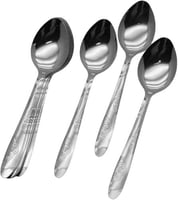 طقم ملاعق عشاء 12 قطعة من الستانلس ستيل مقاس xs