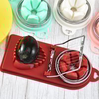 3حبة قطاعة بيض مسلوق متعددة الوظائف 2 في 1 ، قطاعة...