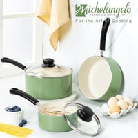 مجموعة أواني طهي صغيرة غير لاصقة من MICHELANGELO،...