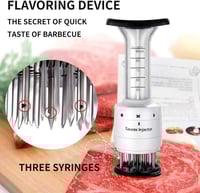 أداة تتبيل اللحم عن طريق الحقن