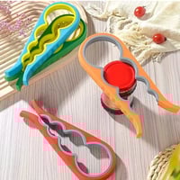 فتاحة معلبات بمقبض مريح من السيليكون, فتاحة العلب...