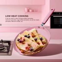 طقم أواني ومقالي مكون من 5 قطع مع وعاء مخزون 2.1QT...