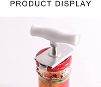 فتاحة العلب من الستانلس ستيل قابلة للتعديل، سهلة ا...