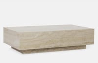 طاولة قهوة ترافيرتين