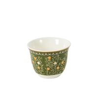 طقم فناجين قهوة مجموعة ( هيلا يا رمانة ) 6 قطع أخض...