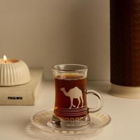 طقم بيالات شاي 6 قطع " مجموعة نوق "