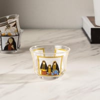 طقم فناجين قهوة زجاج ( مجموعة موروث ) 6 قطع متعدد...