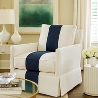 Auburn Club Chair, Stripe