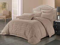 مفرش CROWN فندقي مزدوج - 200×200 سم - 7 قطع - جملي