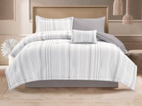 مفرش LAYLA صيفي مخطط مفرد ونص - 140×200 سم - 6 قطع...