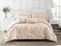 مفرش ANALIA فاخر جاكار مزدوج - 200×200 سم - 10 قطع...