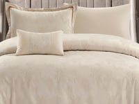 مفرش CARLA فاخر جاكار مفرد ونص - 140×200 سم - 6 قط...