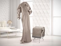 طقم شرشف صلاة مطرز مع سجادة - جملي