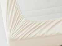 تلبيسة لحاف بدون حشوة مفرد ونص 3 قطع - بيج