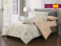 مفرش JOSE قطن مشجر مودرن مفرد ونص - 140×200 سم - 6...