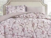 مفرش SENDA صيفي مشجر مفرد ونص - 140×200 سم - 4 قطع...