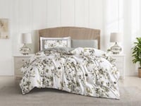 تلبيسة لحاف KIORA مشجر بدون حشوة مفرد ونص 4 قطع -...