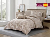 مفرش ANALIA فاخر جاكار مفرد ونص - 140×200 سم - 6 ق...