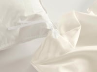 تلبيسة لحاف بدون حشوة مزدوج 4 قطع - بيج