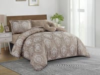 مفرش MALAGA شتوي فاخر جاكار بطانية مفرد ونص - 140×...