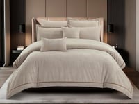 مفرش CARLA فاخر جاكار مزدوج - 200×200 سم - 10 قطع...