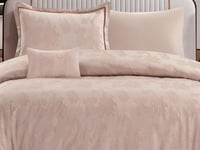 مفرش CARLA فاخر جاكار مفرد ونص - 140×200 سم - 6 قط...