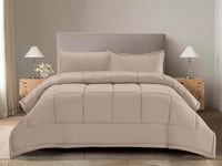 بكج HILTON الفندقي مفرد ونص - 140×200 سم - بيج غام...