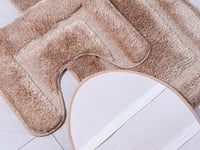 طقم دعاسات حمام فرو ناعم 4 قطع - جملي