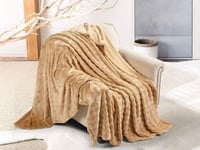 بطانية POP سادة مخمل خفيفة مزدوج - 200×230 سم - جم...