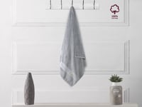 منشفة حمام وسط قطن بامبو - 70×140 سم
