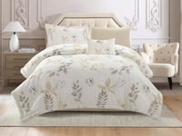 مفرش DONA مشجر مودرن قطن مفرد ونص - 140×200 سم - 6...