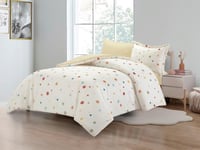 مفرش MARIO مودرن قطن مفرد ونص - 140×200 سم - 4 قطع...