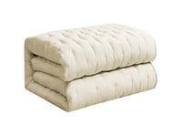 مفرش EMILY صيفي مطرز كابتونيه مزدوج - 200×200 سم -...