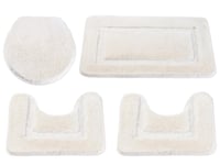 طقم دعاسات حمام فرو ناعم 4 قطع - سكري