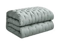 مفرش EMILY صيفي مطرز كابتونيه مزدوج - 200×200 سم -...