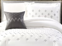 مفرش GISELLE قطن فاخر مطرز مفرد ونص - 140×200 سم -...