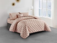 بكج EMILY الصيفي مفرد ونص - 140×200 سم - وردي لحمي