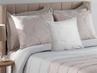 مفرش DIMAS فاخر مزدوج - 200×200 سم - 7 قطع - وردي...