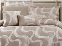 مفرش ANALIA فاخر جاكار مزدوج - 200×200 سم - 10 قطع...