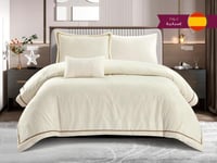 مفرش CARLA فاخر جاكار مفرد ونص - 140×200 سم - 6 قط...