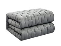 مفرش EMILY صيفي مطرز كابتونيه مزدوج - 200×200 سم -...