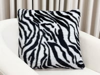 خدادية FUR مربعة فائقة النعومة - أسود