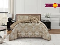 مفرش MALAGA شتوي فاخر جاكار بطانية مفرد ونص - 140×...