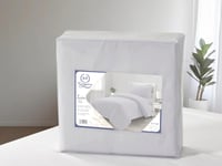 تلبيسة لحاف بدون حشوة مفرد ونص 3 قطع - رمادي فاتح