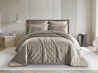 مفرش EVITA شتوي مخمل مضغوط خفيف مزدوج - 200×200 سم...